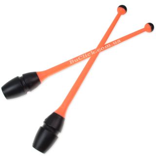 Юниорские булавы 36 cм Chacott цвет 183. Черный-Абрикосовый