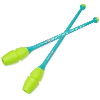 Булавы 45 cм Chacott цвет 334. Желтый-Мятный (Yellow-Peppermint)