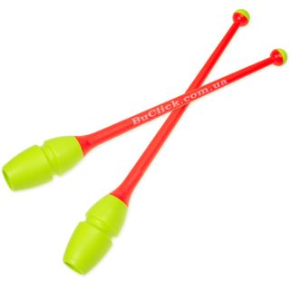 Юниорские булавы 36 cм Chacott цвет 350. Желтый-Оранжевый