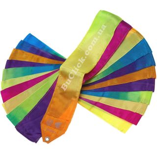 Гимнастическая лента 5 м Chacott цвет 762. Ярко-Желтый (Canary)