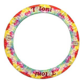 Чехол для обруча Tuloni модель Bunt цвет Зеленый-Красный-Желтый