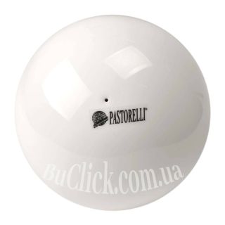 Мяч 18 см Pastorelli одноцветный Белый Артикул 00005