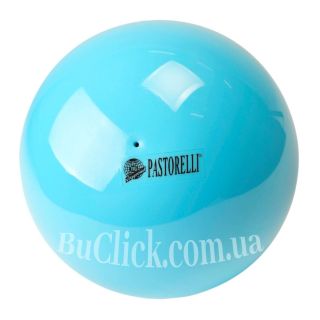 Мяч 18 см Pastorelli одноцветный Голубой Артикул 00008