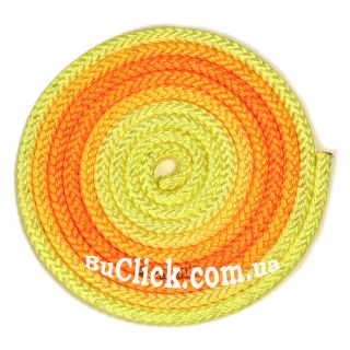 Скакалка Pastorelli модель Patrasso UVA цвет Оранжевый-Жёлтый 02090