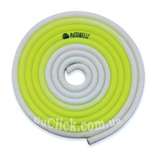 Скакалка Pastorelli модель New Orleans цвет Желтый-Белый 04270