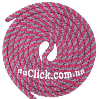 Скакалка 2,5 метра Sasaki модель MJ-243 цвет Розовый-Лаванда MJ-243-PxLD