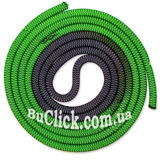 Скакалка Venturelli модель PLDD цвет Черный-Зеленый PLDD-3002