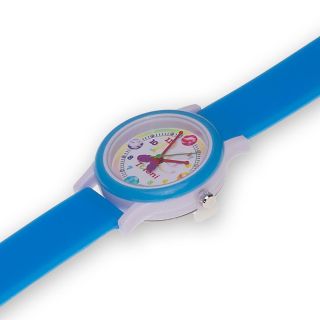 Часы Tuloni модель T0202 ремешок Плоский цвет Голубой