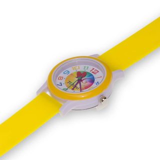 Часы Tuloni модель T0203 ремешок Плоский цвет Желтый