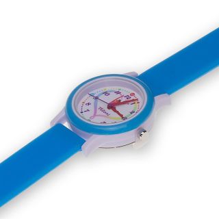 Часы Tuloni модель T0204 ремешок Плоский цвет Голубой