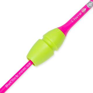 Булави 45 cм Chacott колір 343. Жовтий-Рожевий (Yellow-Pink)