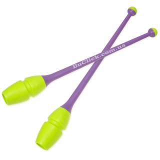 Юніорські булави 36 cм Chacott колір 377. Жовтий-Фіолетовий