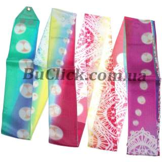 Гімнастична стрічка 6 м Chacott Infinity колір 450. Кораловий (Coral)