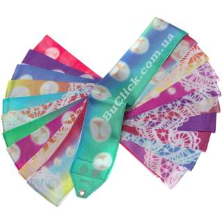 Гімнастична стрічка 6 м Chacott Infinity колір 450. Кораловий (Coral)