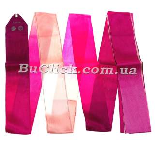 Гімнастична стрічка 5 м Chacott колір 745. Рожева Роза (Rose Pink)