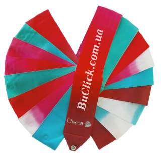 Гімнастична стрічка 5 м Chacott колір 753. Полуничний (Strawberry)