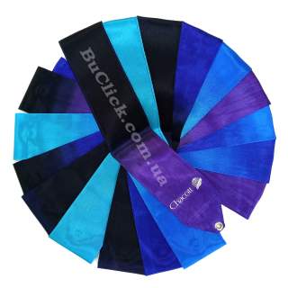 Гімнастична стрічка 5 м Chacott колір 779. Синій Оскар (Oscar Blue)