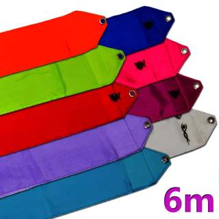 6 метрів однокольорова гімнастична стрічка Venturelli