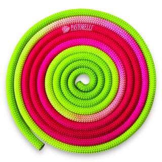 Скакалка Pastorelli модель Multicolor колір Фуксія-Рожевий-Зелений 04262