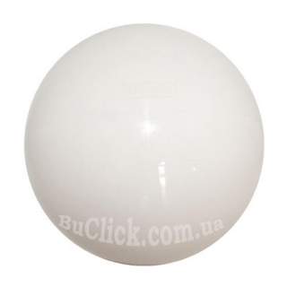 М'яч 18 см Pastorelli одноколірний Білий Артикул 00005