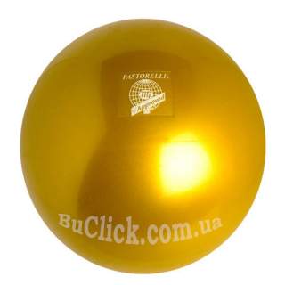М'яч 18 см Pastorelli NEW GENERATION колір Золотий FIG Артикул 00041