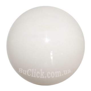 М'яч 16 см Pastorelli одноколірний Білий Артикул 00227