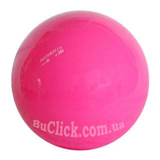 М'яч 16 см Pastorelli одноколірний Рожевий Артикул 00230