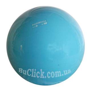 М'яч 16 см Pastorelli одноколірний колір Блакитний Артикул 00231