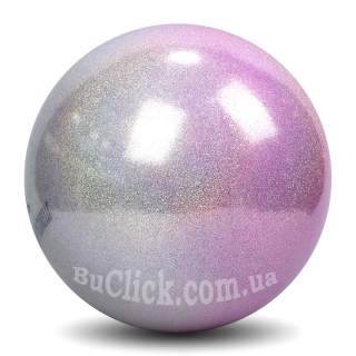 М'яч 18 см Pastorelli HV Shaded колір Срібний-Рожевий Артикул 04042