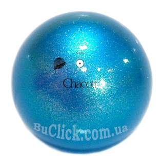 М'яч 18,5 см Chacott Jewelry колір 523. Бірюзово-Синій (Turquoise Blue)