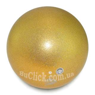 М'яч 17 см Chacott Practice Jewelry колір 599. Золотий (Gold)